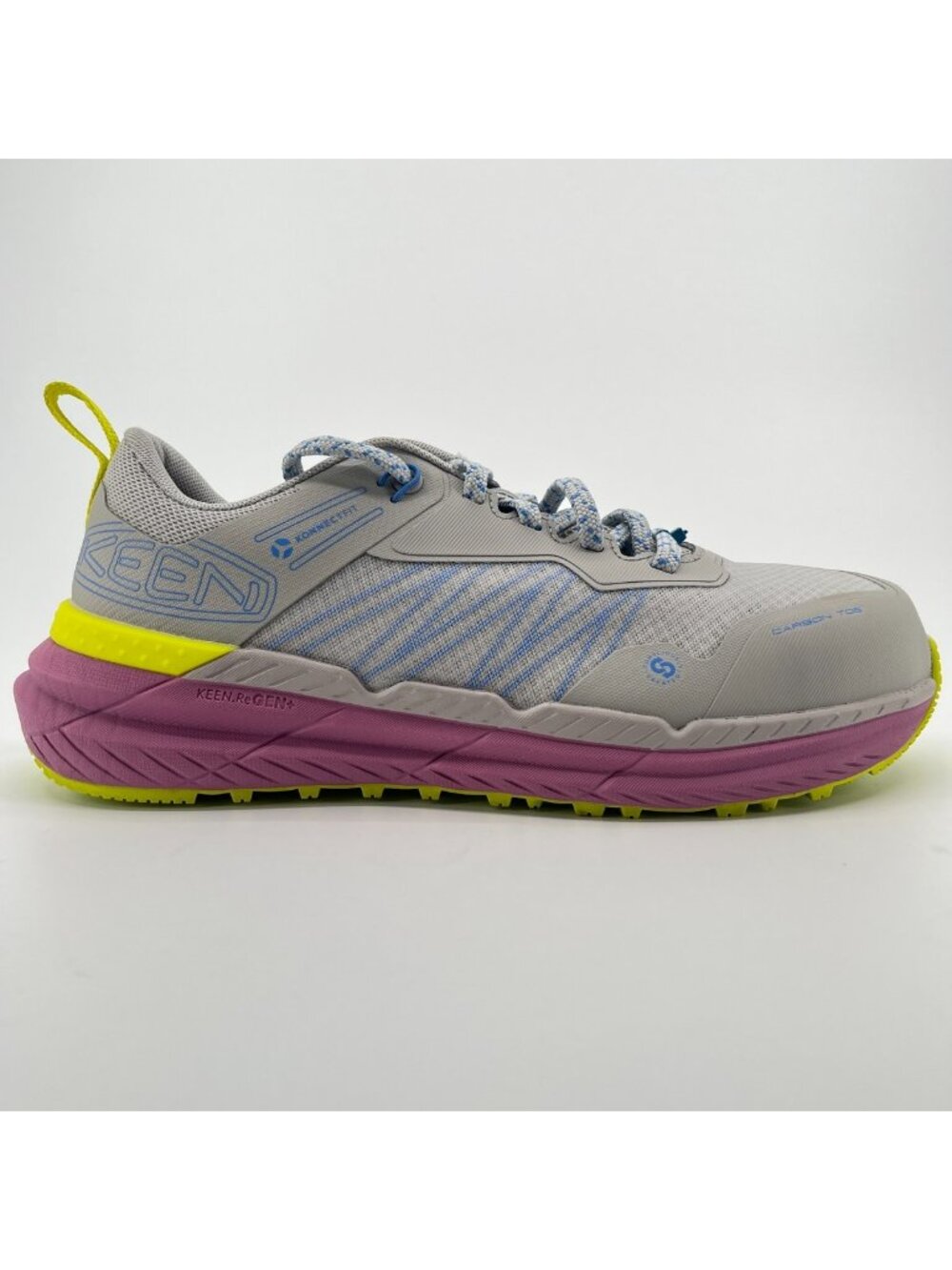 Keen Utility Speedworks ESD Womens Size 9D Gray Blue Composite Toe Work Shoes